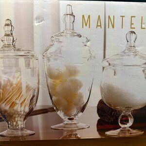 Mantello Bathroom Glass Organizers